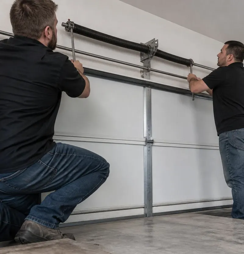 Off Track Door Repair in Bascom